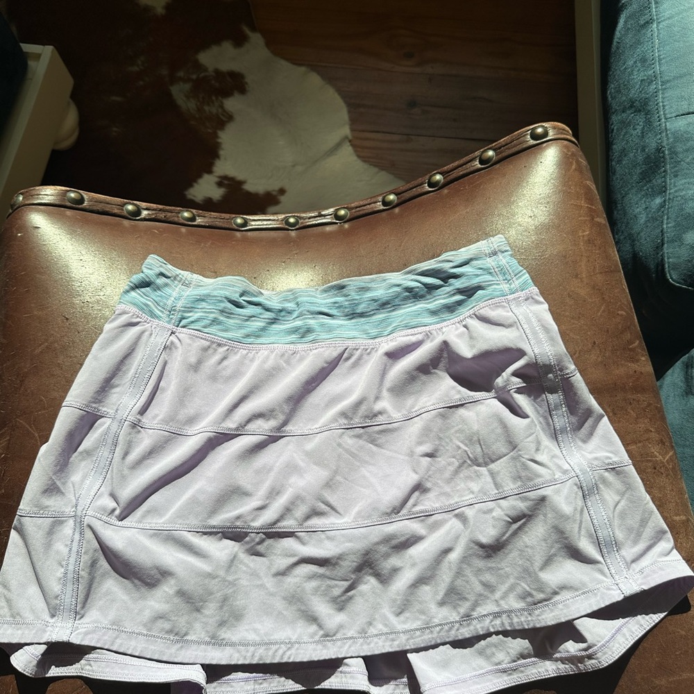 Lululemon Lavender and Teal Women's Skirt